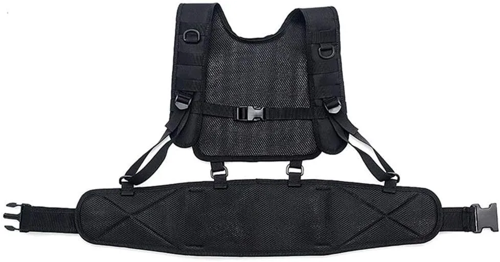 HWZ Tactical Vest MOLLE 1000D Nylon Vest Belt Combat Army Battle Cummer bunds for Mens with Shoulder Sling Combat Waist Belt