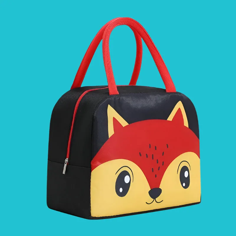 Insulated Animal Lunch Bag for Kids – Durable, Leakproof Thermal Lunchbox with Fun Cartoon Design for School, Picnics, or Daycare Meals