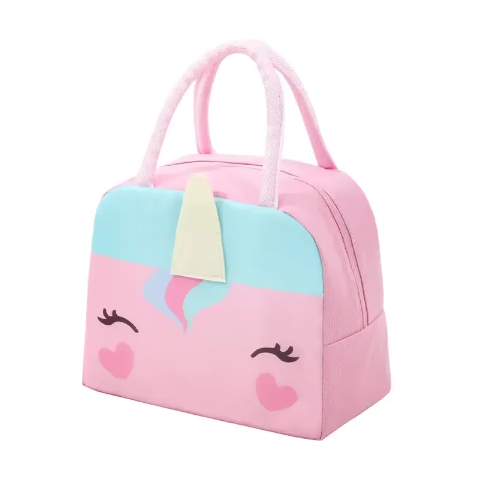 Insulated Animal Lunch Bag for Kids – Durable, Leakproof Thermal Lunchbox with Fun Cartoon Design for School, Picnics, or Daycare Meals