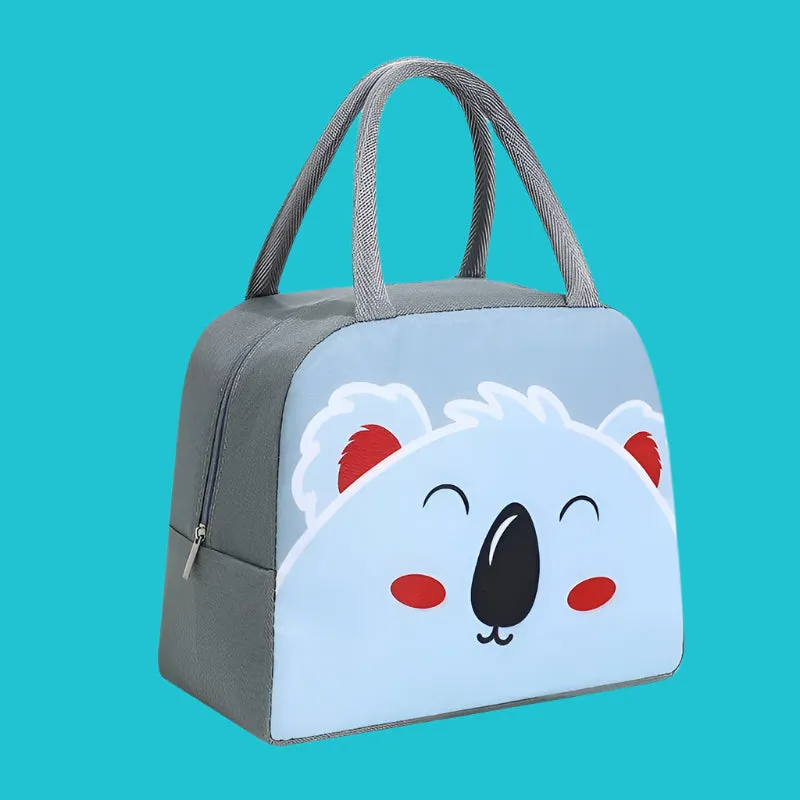 Insulated Animal Lunch Bag for Kids – Durable, Leakproof Thermal Lunchbox with Fun Cartoon Design for School, Picnics, or Daycare Meals