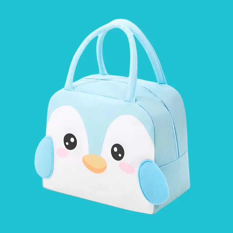 Insulated Animal Lunch Bag for Kids – Durable, Leakproof Thermal Lunchbox with Fun Cartoon Design for School, Picnics, or Daycare Meals