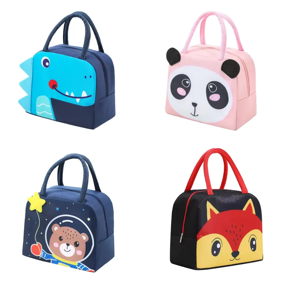 Insulated Animal Lunch Bag for Kids – Durable, Leakproof Thermal Lunchbox with Fun Cartoon Design for School, Picnics, or Daycare Meals