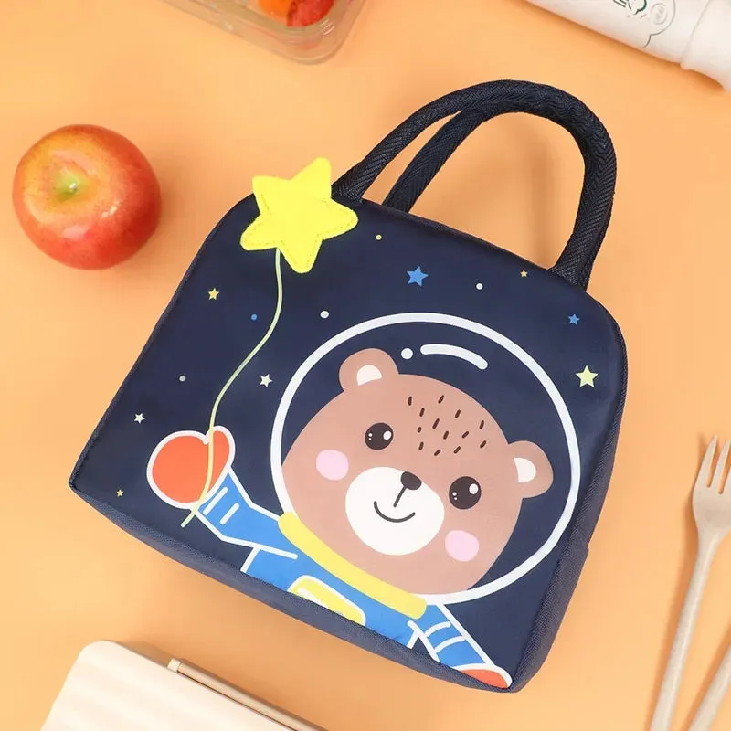 Insulated Animal Lunch Bag for Kids – Durable, Leakproof Thermal Lunchbox with Fun Cartoon Design for School, Picnics, or Daycare Meals