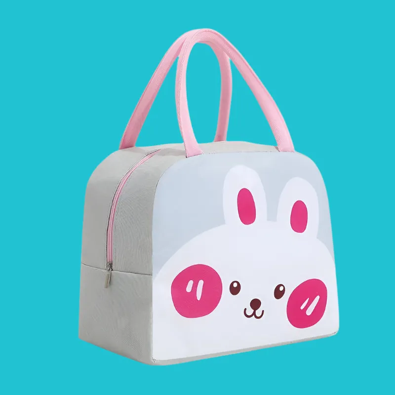 Insulated Animal Lunch Bag for Kids – Durable, Leakproof Thermal Lunchbox with Fun Cartoon Design for School, Picnics, or Daycare Meals