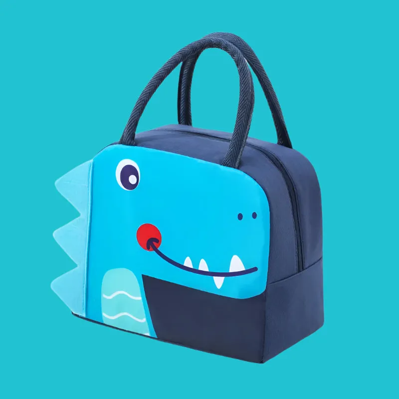 Insulated Animal Lunch Bag for Kids – Durable, Leakproof Thermal Lunchbox with Fun Cartoon Design for School, Picnics, or Daycare Meals