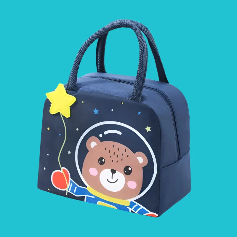 Insulated Animal Lunch Bag for Kids – Durable, Leakproof Thermal Lunchbox with Fun Cartoon Design for School, Picnics, or Daycare Meals