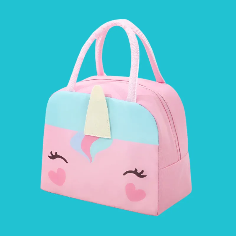 Insulated Animal Lunch Bag for Kids – Durable, Leakproof Thermal Lunchbox with Fun Cartoon Design for School, Picnics, or Daycare Meals