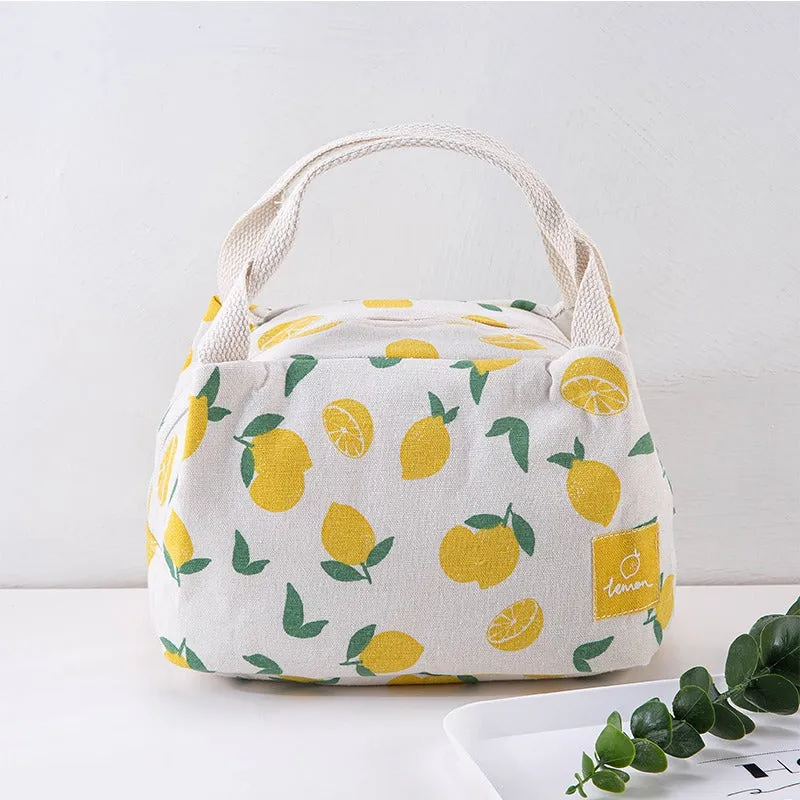 Insulated bag with thick aluminum foil, insulated lunch box bag with zipper
