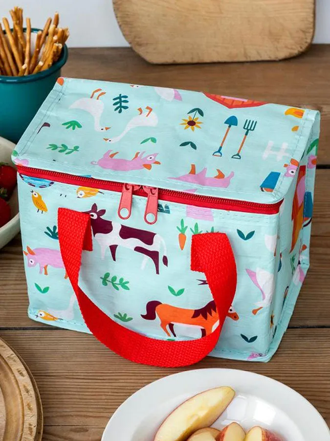 Insulated Lunch Bag Farm Yard