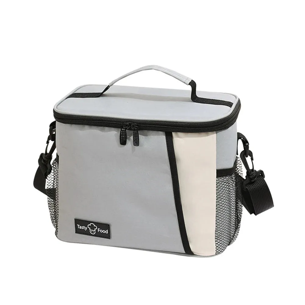 Insulated Lunch Bag - Large Reusable Lunch Bag with Adjustable Shoulder Strap