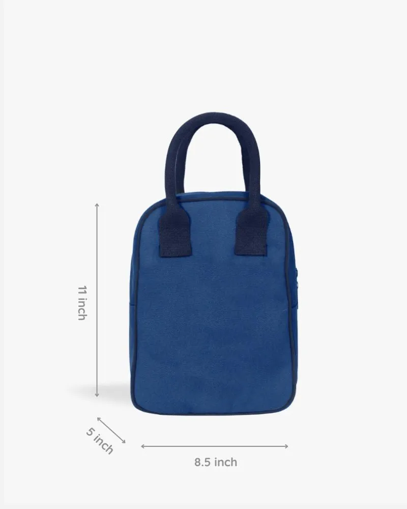 Insulated Lunch Bag (Pack of 2) - Navy Blue and Green