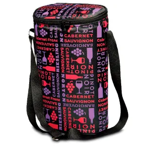 Insulated Two Bottle Bag - Wine Culture