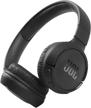 JBL Tune 510BT Wireless Bluetooth On-Ear Headphones with Pure bass Sound - Black (Renewed)