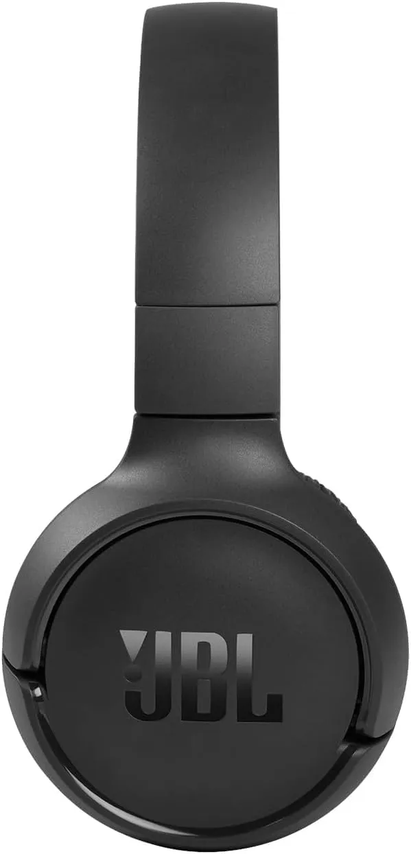 JBL Tune 510BT: Wireless Bluetooth On-Ear Headphones with Purebass Sound - with Cleaning Cloth - Black