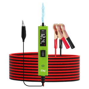 JDIAG 0-80 V Test Light Automotive Circuit Tester with LED Screen & Buzzer, Power Circuit Probe Tester Component Activation DC Voltage Tester Automotive Short Circuit Finder, PB10