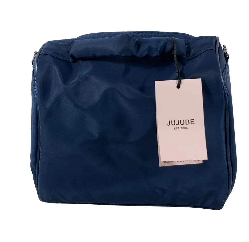 JuJuBe Insulated Bottle Bag, Navy