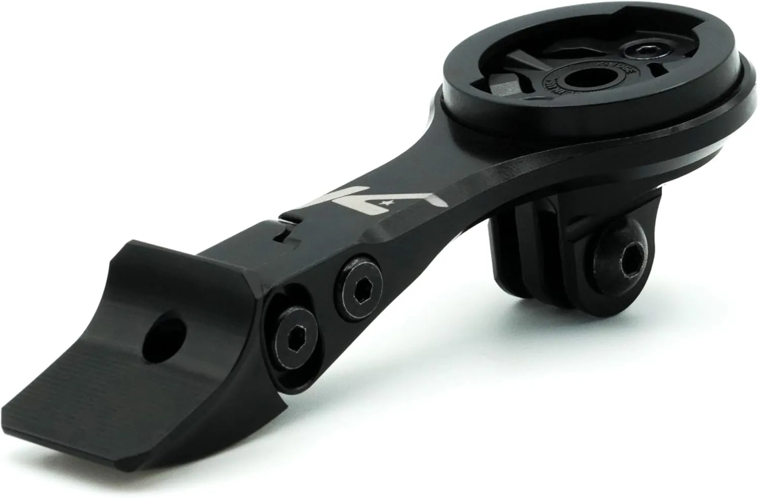 K-Edge | Gen 8 Madone Bicycle Computer Mount | for Garmin GPS Devices | Durable, Aerodynamic Bike Computer Mount for Trek Madone Cockpit Integration | Includes Go Pro & Light Mount