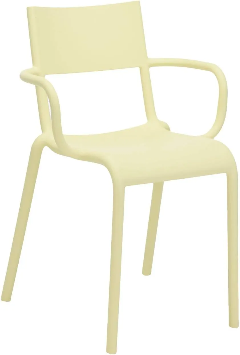 Kartell Generic A Chair, Yellow, 52.5 x 52 x 79 cm