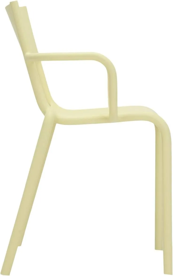 Kartell Generic A Chair, Yellow, 52.5 x 52 x 79 cm
