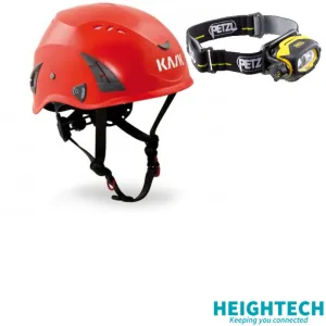 KASK HP  Red Helmet & Pixa 3 Headlamp