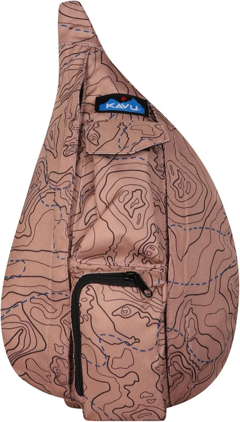 KAVU Mini Rope Sling Pack with Adjustable Rope Shoulder Strap