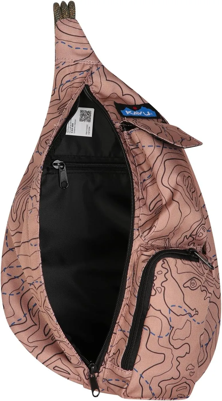 KAVU Mini Rope Sling Pack with Adjustable Rope Shoulder Strap