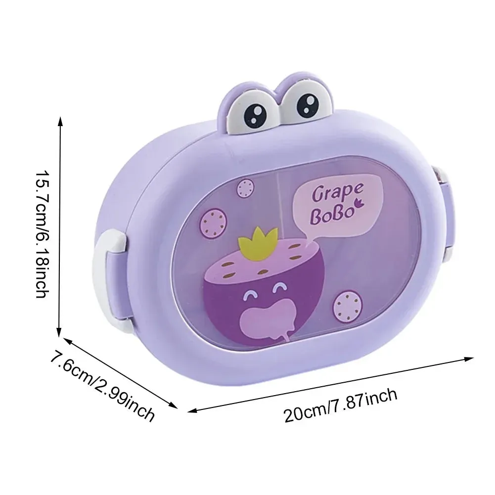 Kawaii Bento Lunch Box 🐸💕 - Adorable Leakproof Food Container for Kids & Toddlers | Perfect for School, Picnics & Travel! 🍱✨