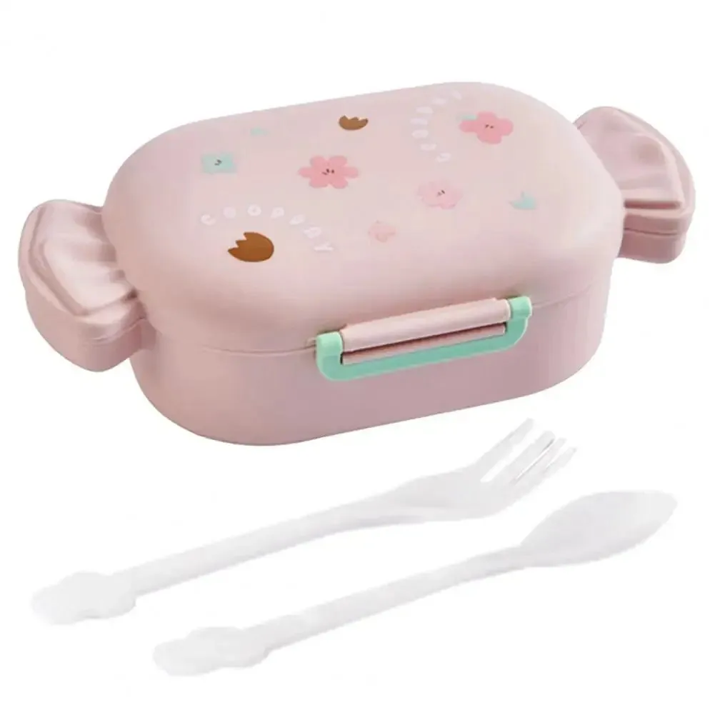 Kawaii Bento Lunch Box 🐸💕 - Adorable Leakproof Food Container for Kids & Toddlers | Perfect for School, Picnics & Travel! 🍱✨