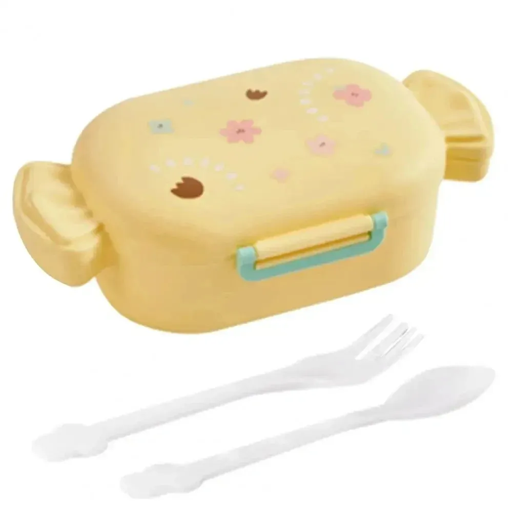 Kawaii Bento Lunch Box 🐸💕 - Adorable Leakproof Food Container for Kids & Toddlers | Perfect for School, Picnics & Travel! 🍱✨