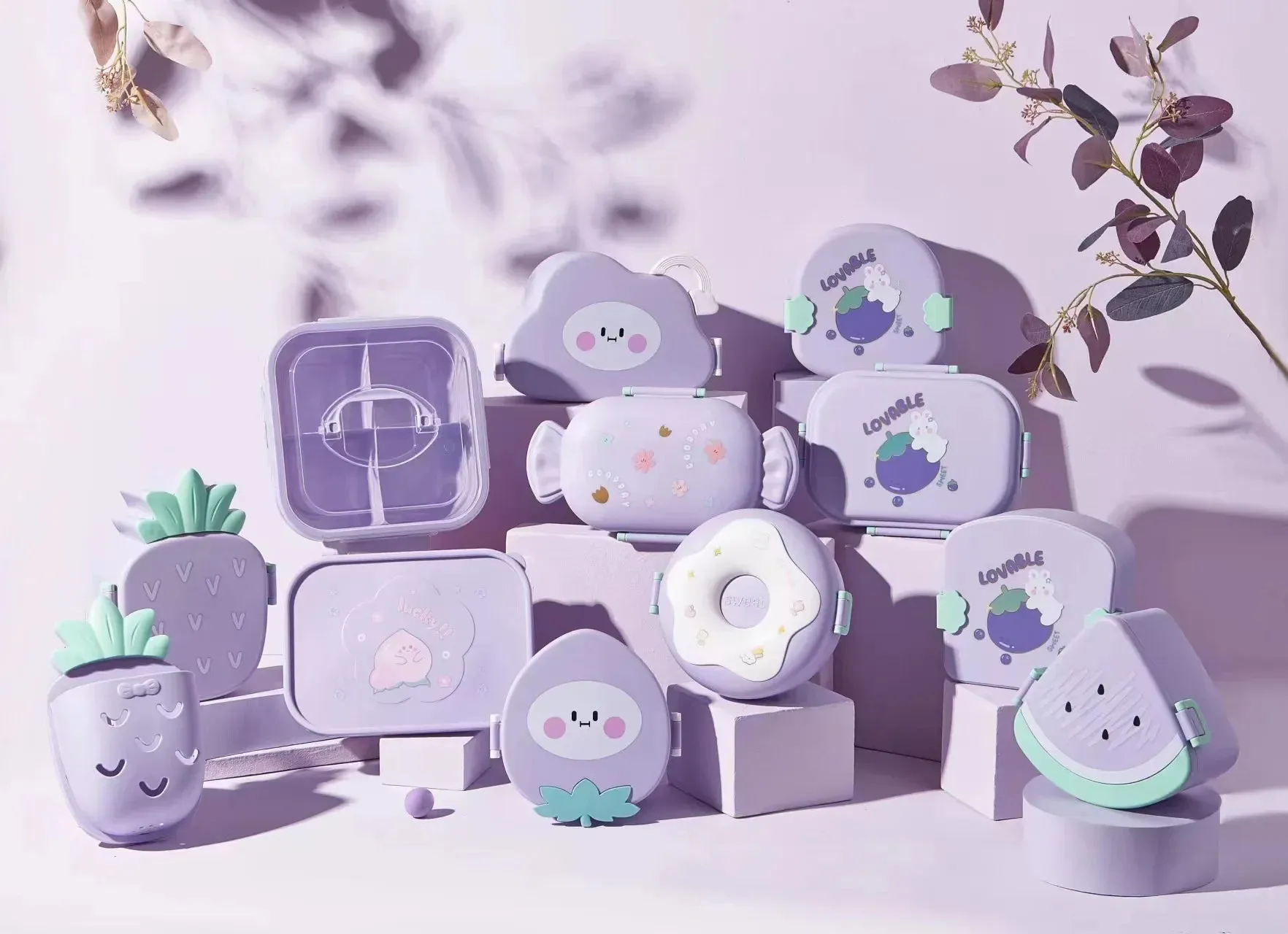 Kawaii Bento Lunch Box 🐸💕 - Adorable Leakproof Food Container for Kids & Toddlers | Perfect for School, Picnics & Travel! 🍱✨