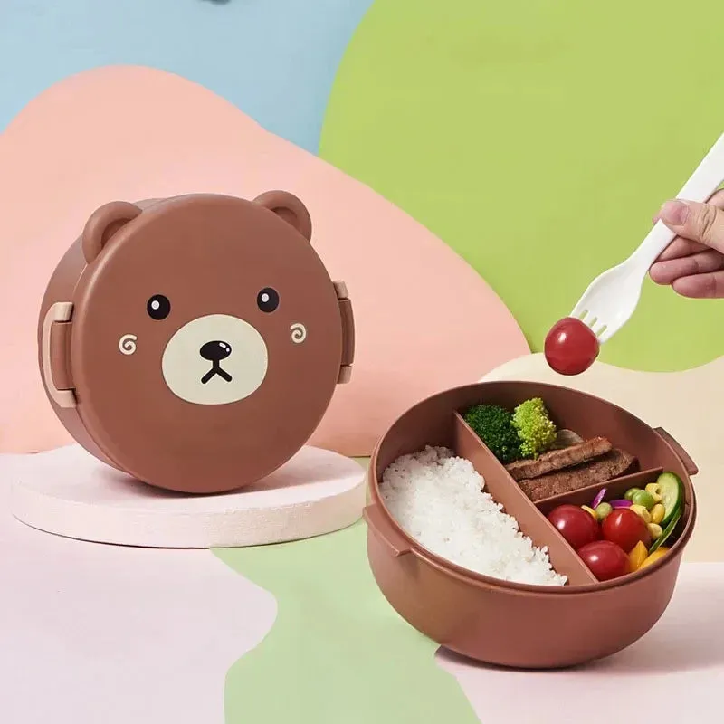 Kawaii Bento Lunch Box 🐸💕 - Adorable Leakproof Food Container for Kids & Toddlers | Perfect for School, Picnics & Travel! 🍱✨