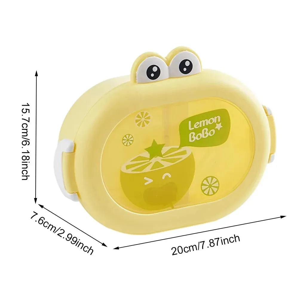 Kawaii Bento Lunch Box 🐸💕 - Adorable Leakproof Food Container for Kids & Toddlers | Perfect for School, Picnics & Travel! 🍱✨