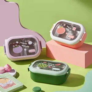 Kawaii Cartoon Leakproof Bento Box