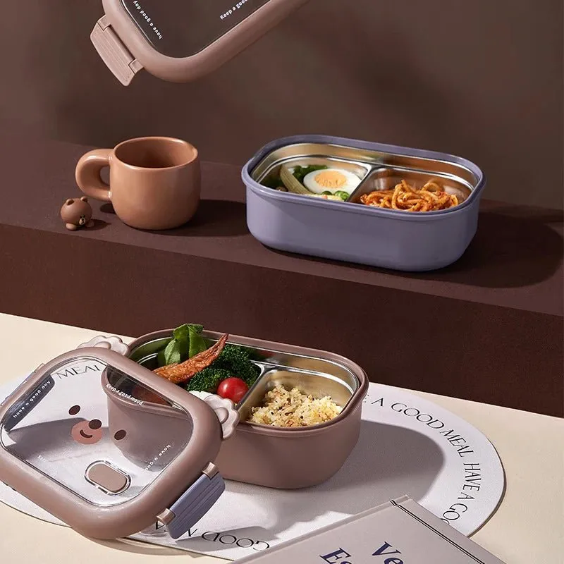 Kawaii Cartoon Leakproof Bento Box