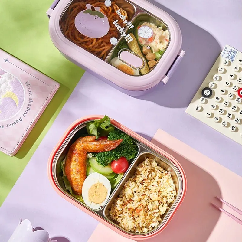 Kawaii Cartoon Leakproof Bento Box