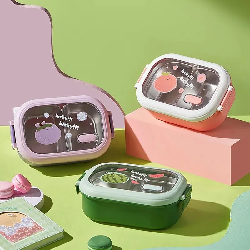 Kawaii Cartoon Leakproof Bento Box