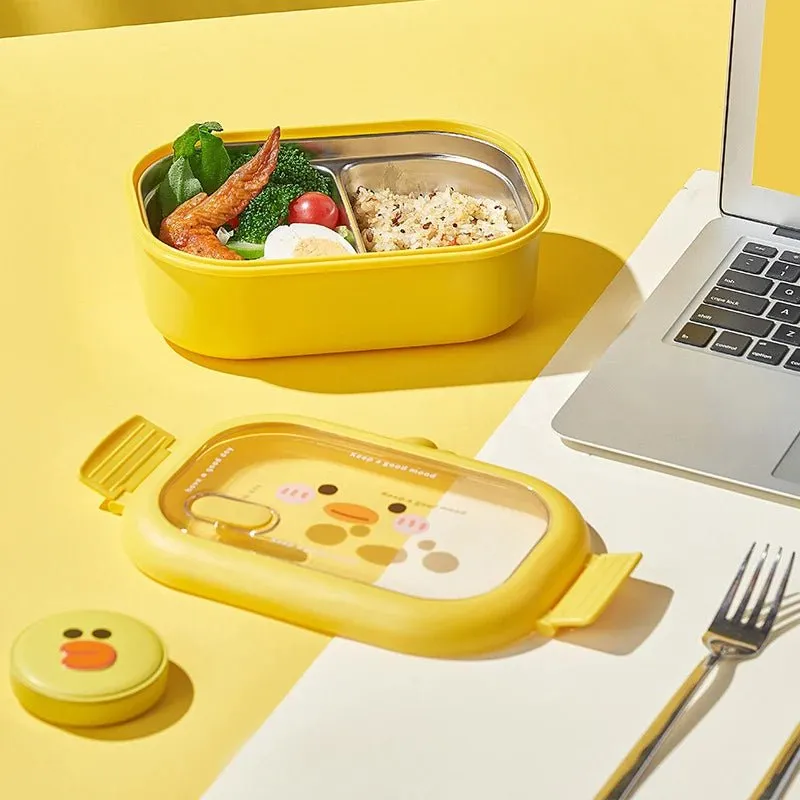 Kawaii Cartoon Leakproof Bento Box