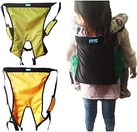 Kids Carrier Hiking Back Pack Belt Outdoor Children Lift Sling Transferring Disabled,Handicapped,Bedridden to Car Wheelchair （Black）
