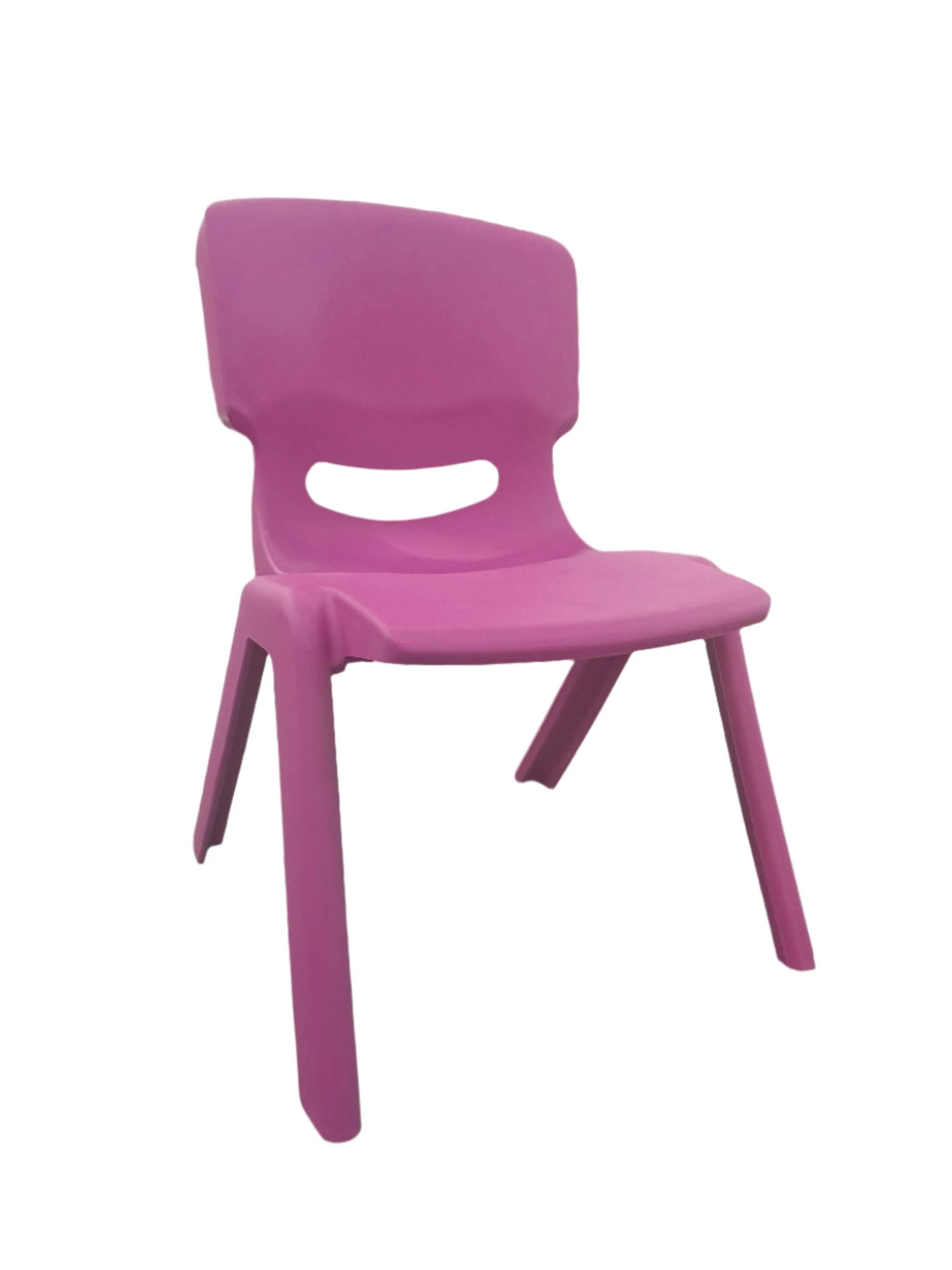 Kids Strong Stackable Plastic Chair Cerise Pink