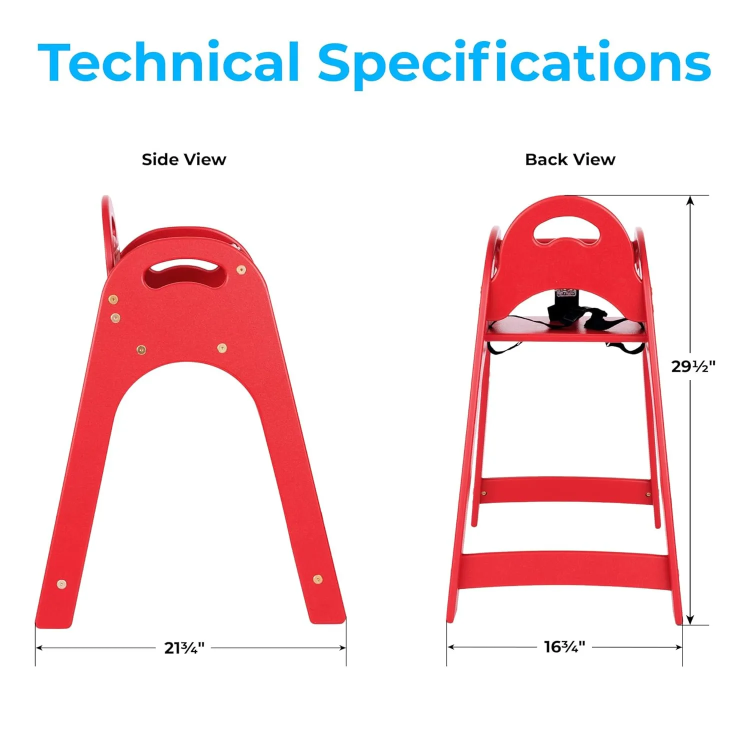 Koala Kare KB105-03 Designer High Chair Red
