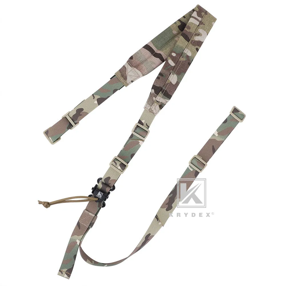 KRYDEX MK2 Sniper Sling Lightweight Tactical Wide Padded 2 Point Quick Adjustable Rifle Gun Sling