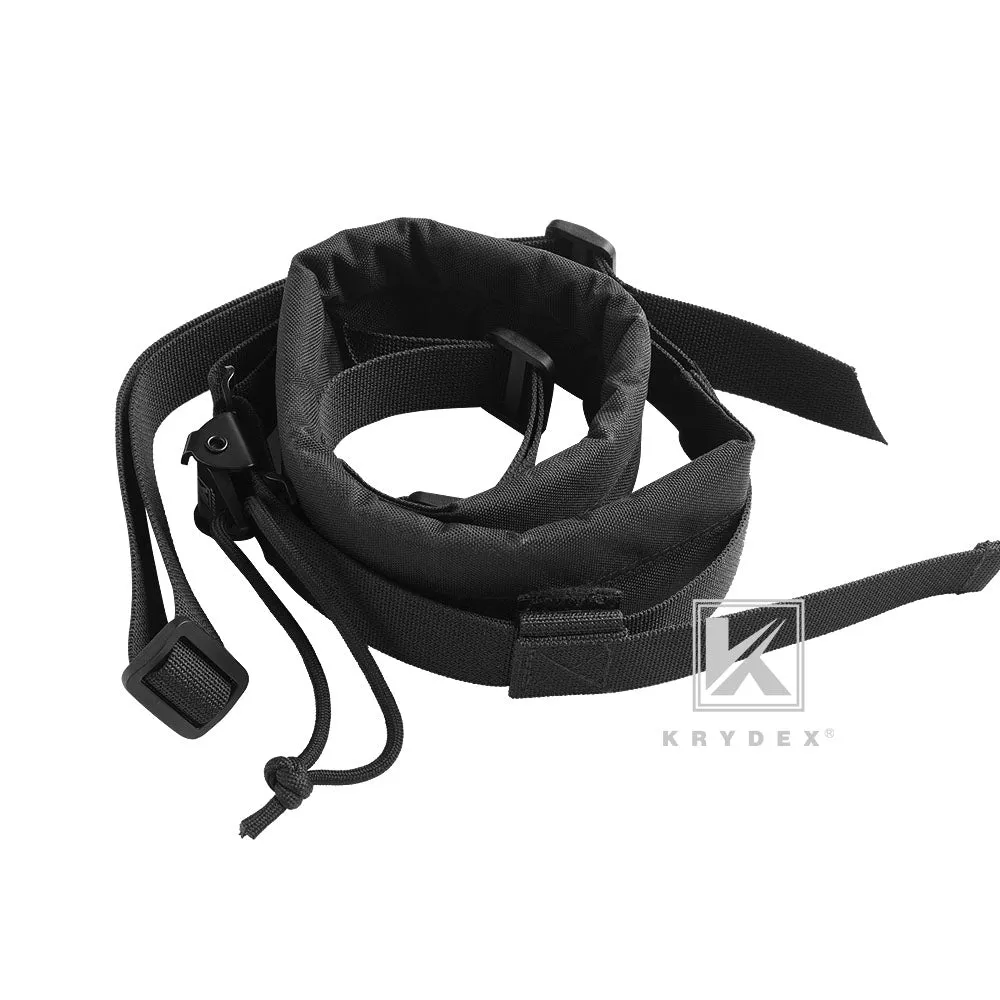 KRYDEX MK2 Sniper Sling Lightweight Tactical Wide Padded 2 Point Quick Adjustable Rifle Gun Sling