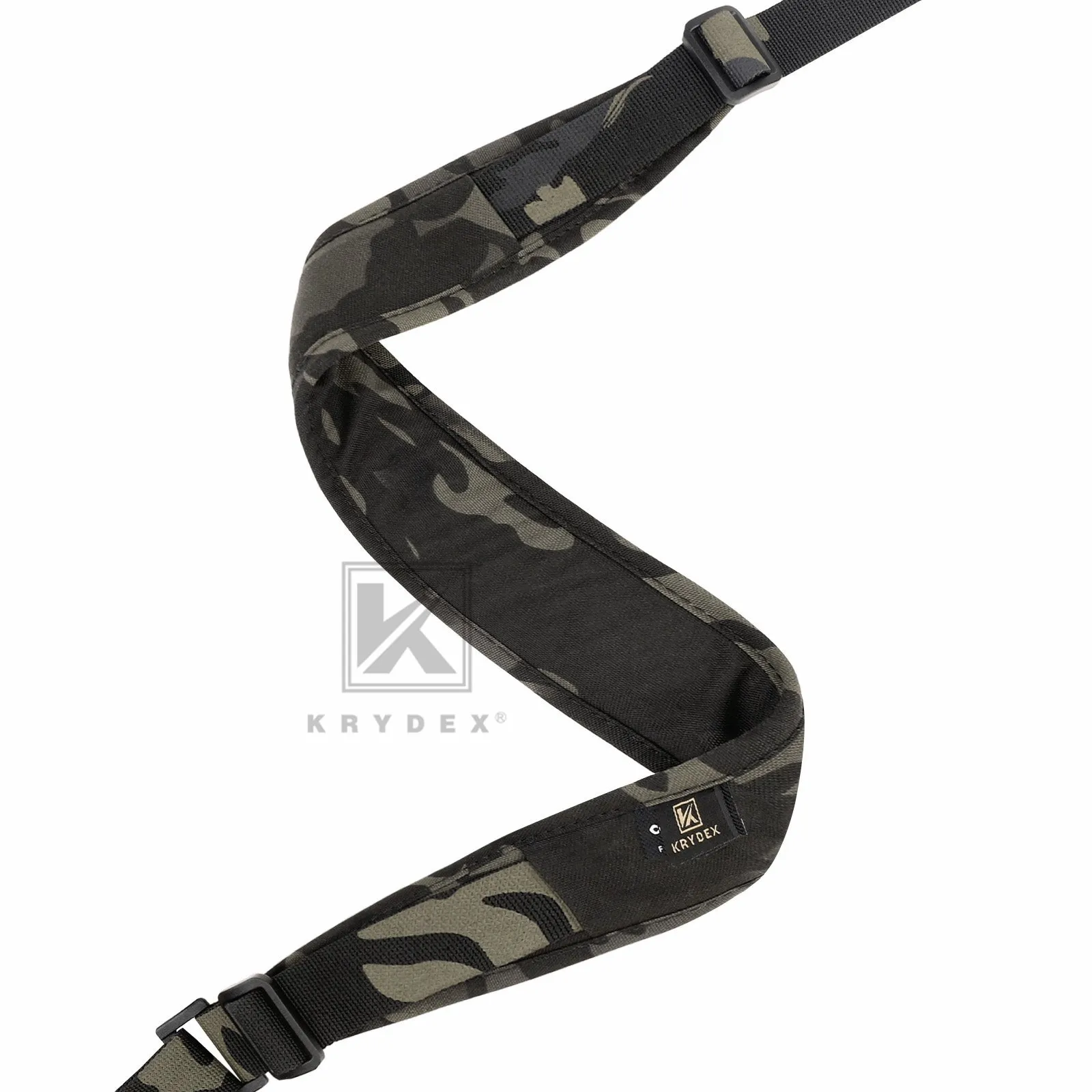 KRYDEX Modular Slingster Sling Tactical Wide Padded Pull Tab 2 Point Quick Adjustable Rifle Gun Sling
