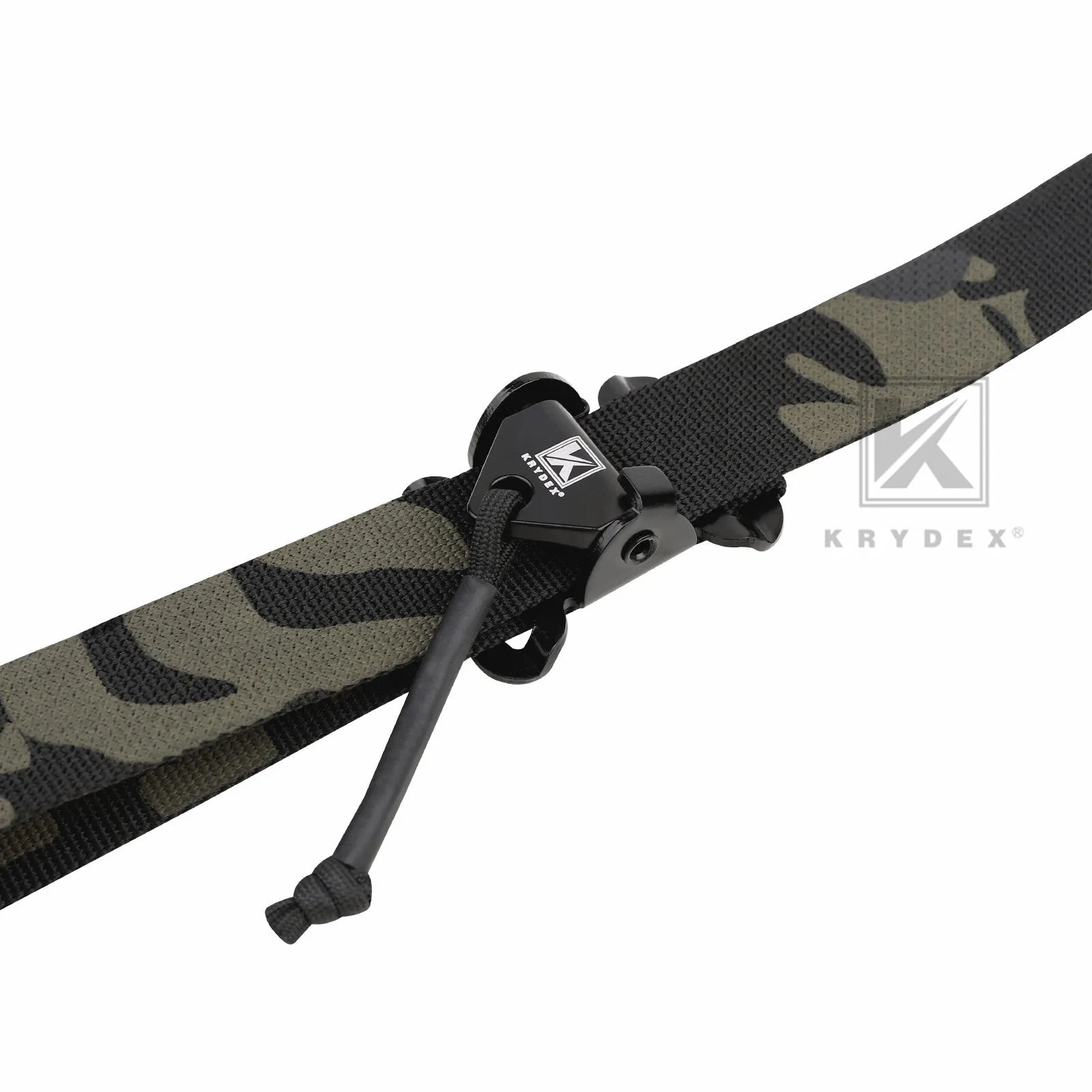 KRYDEX Modular Slingster Sling Tactical Wide Padded Pull Tab 2 Point Quick Adjustable Rifle Gun Sling