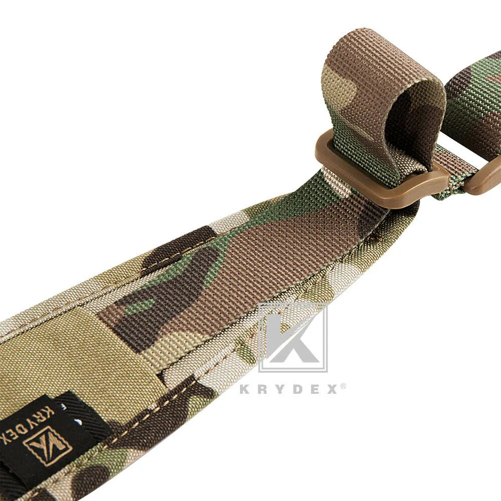 KRYDEX Modular Slingster Sling Tactical Wide Padded Pull Tab 2 Point Quick Adjustable Rifle Gun Sling