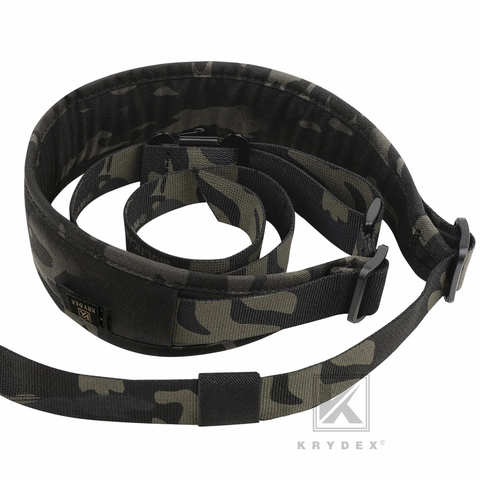 KRYDEX Modular Slingster Sling Tactical Wide Padded Pull Tab 2 Point Quick Adjustable Rifle Gun Sling