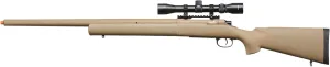 Lancer Tactical M24 Bolt Action Spring Powered Sniper Airsoft Rifle (Threaded) (450 FPS)