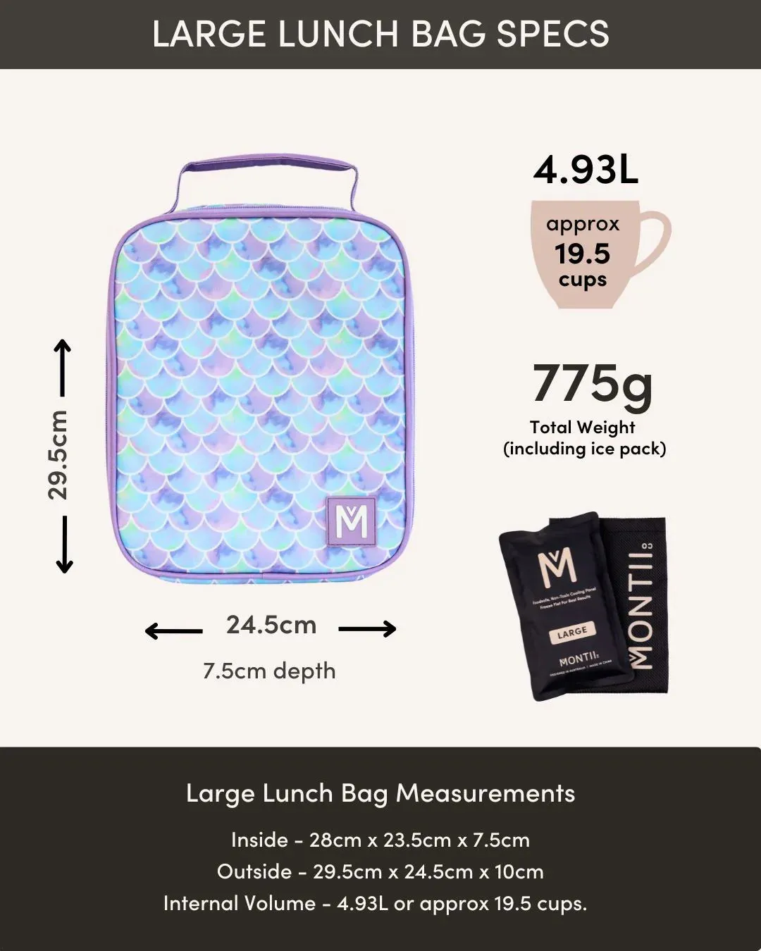 Large Insulated Lunch Bag | Unicorn