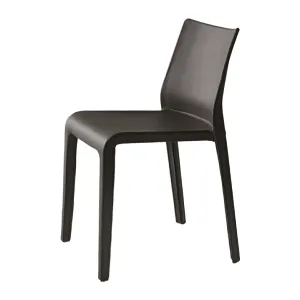 Leather Covered Dining Chair | Desalto Lisbona