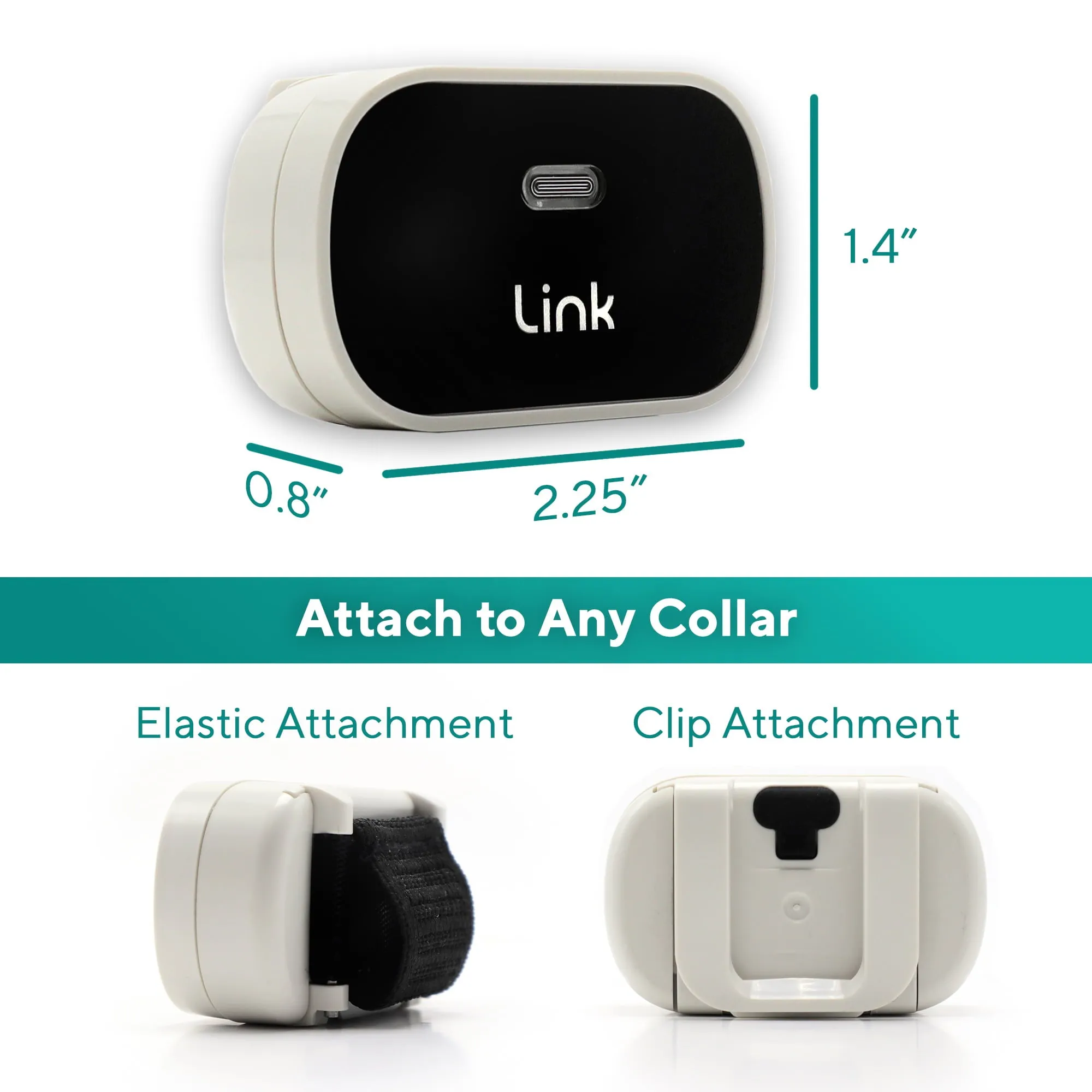 Link My Pet GPS Dog Tracker & Activity Monitor with Training Tools, Fits Any Collar